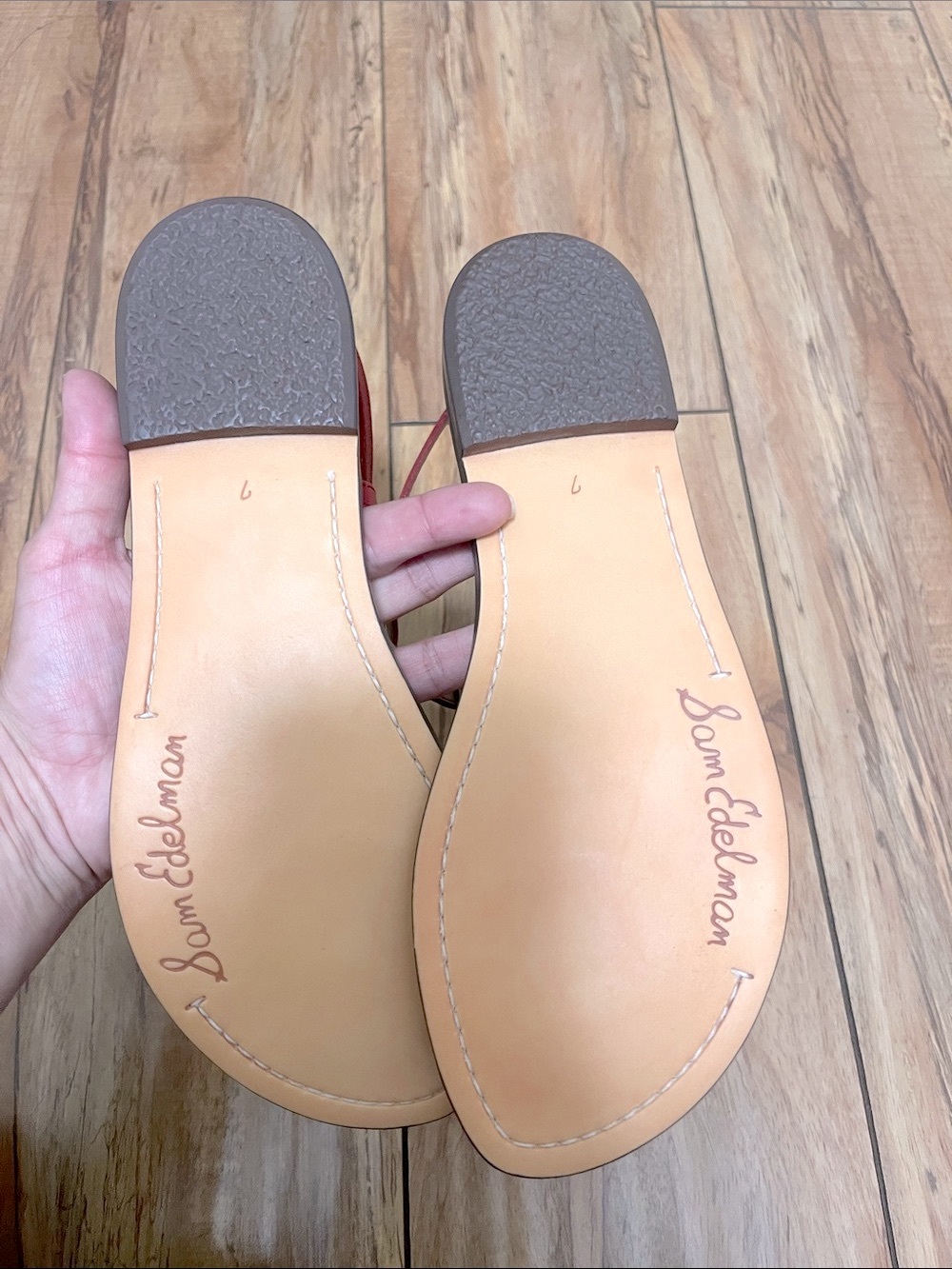 NWOT Sam Edelman Gigi Regular Fit Toe Post Sandals - Picture 8 of 9